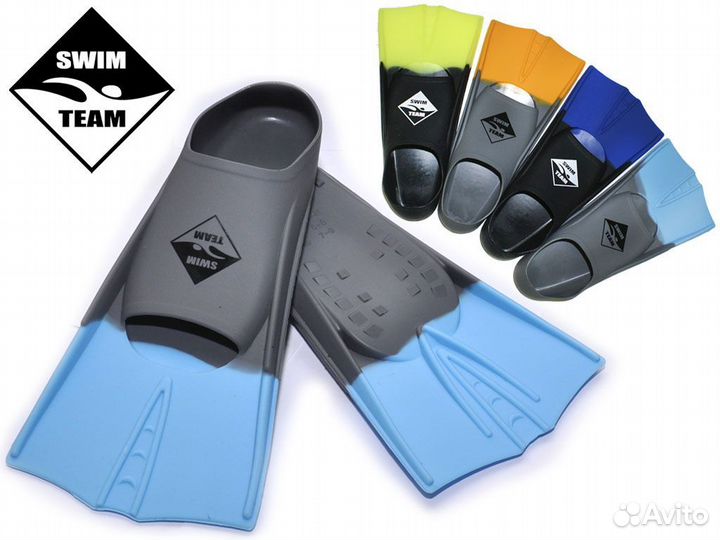 Ласты для бассейна размер 33-35 swim team :TE-2737