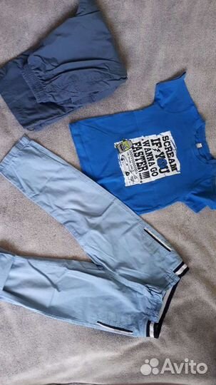 Брюки р.98 и футболка р.92
