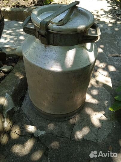 Алюминиевый бидон СССР
