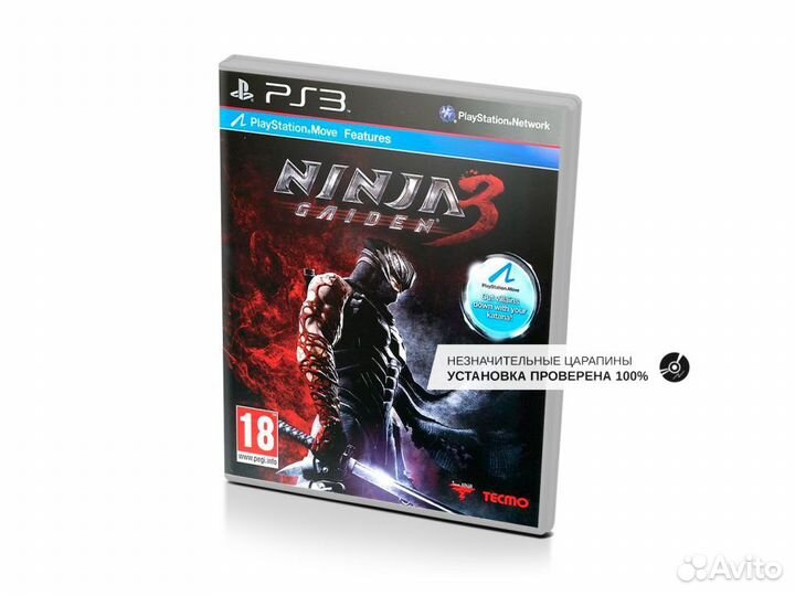 Ninja Gaiden 3, б/у, незнач.царап. (PS3)