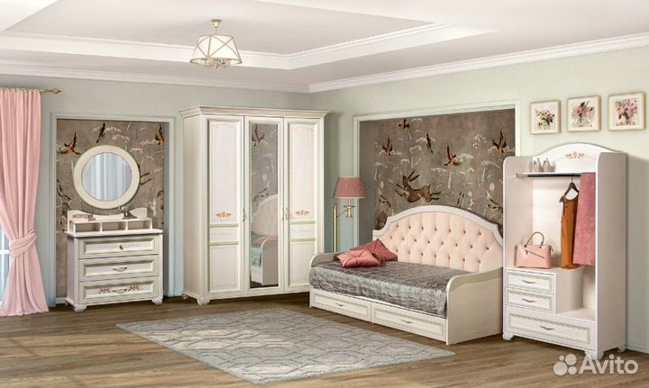 Кровать с ящиками в детскую