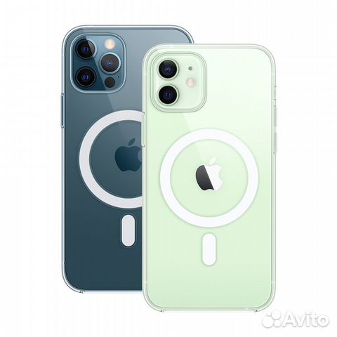 Прозрачный чехол MagSafe Case iPhone 12/12 Pro