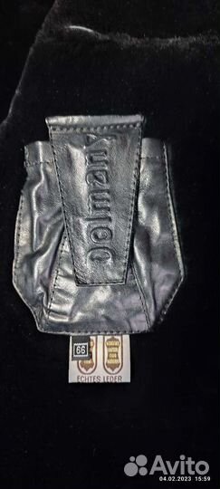 Кожаная дубленка мужская