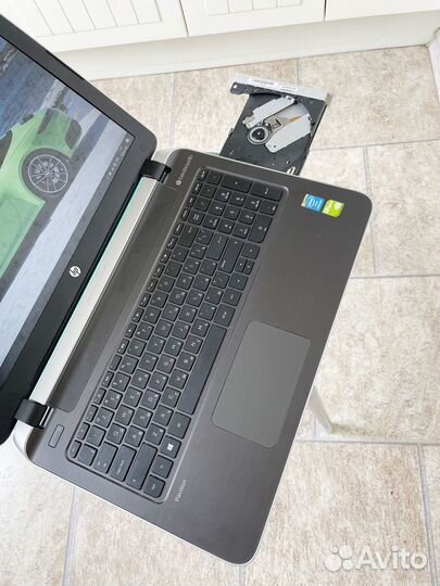 Стильный HP + Core 4 ядра игровой ноутбук