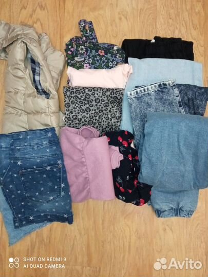 Пакет вещей на девочку 134