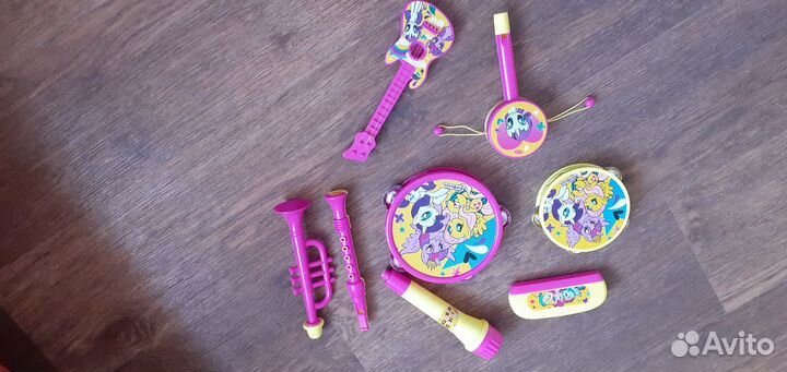 Новый набор муз.детских инструментов, игрушки