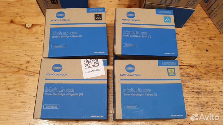 Тонер-картриджи Konica Minolta TNP-27 C M Y K