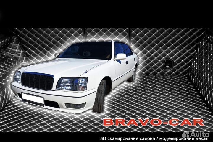 Коврики с бортами в багажник на Volkswagen Touareg