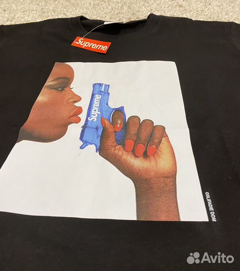 Футболка supreme water pistol tee