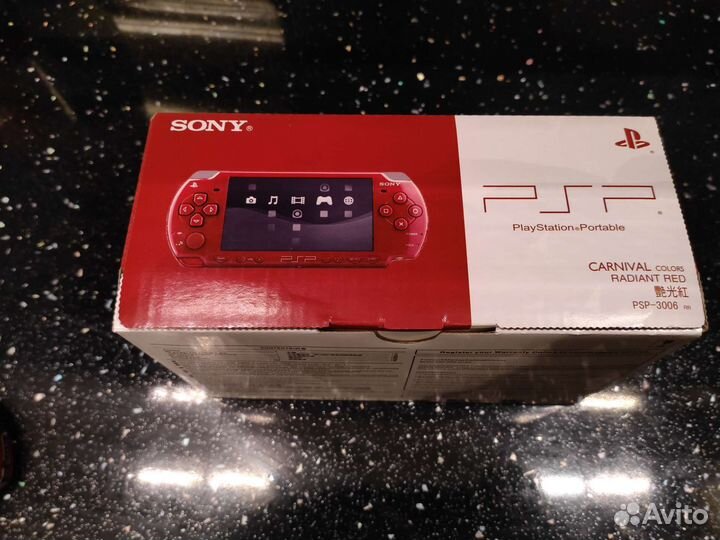 Sony PSP 3008 новая из коробки, по 6.60. Красная