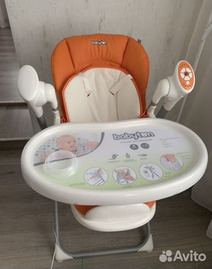 Стульчик для кормления качели Babyton 2 в 1 TY838