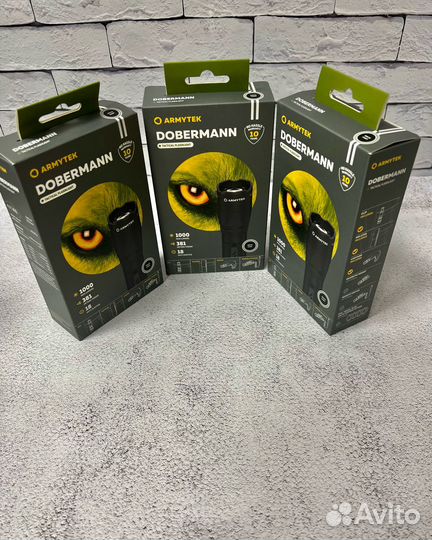 Тактический фонарь Armytek Dobermann XP-L HI белый