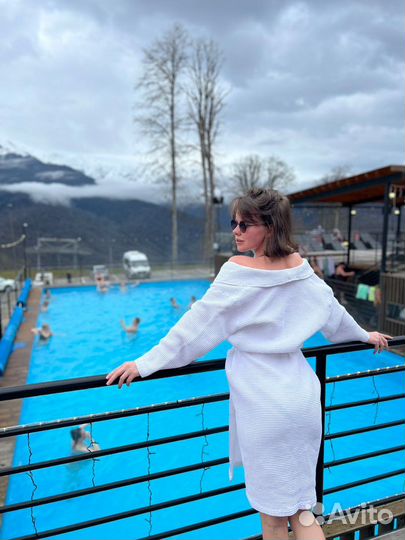 Термальный комплекс Роза Хутор в горах