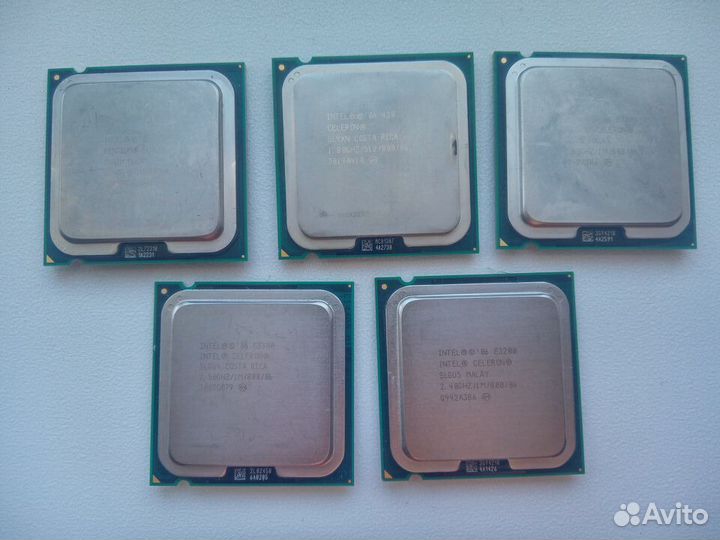 Процессоры Intel E3300, 3200, 2160, Celeron 430