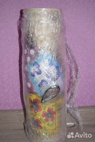 Ваза керамика напольная для цветов новая 40см