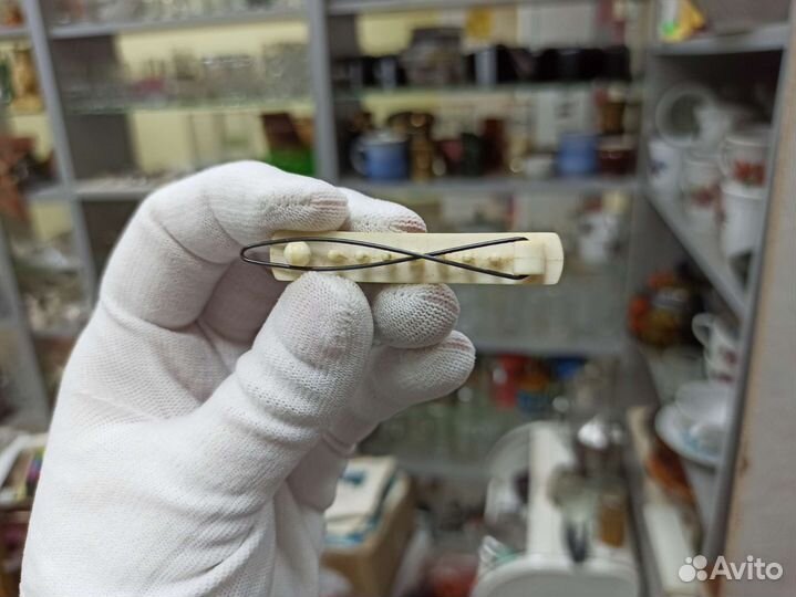 Советская Брошь Заколка Для Волос Клеймо Ценник 1р