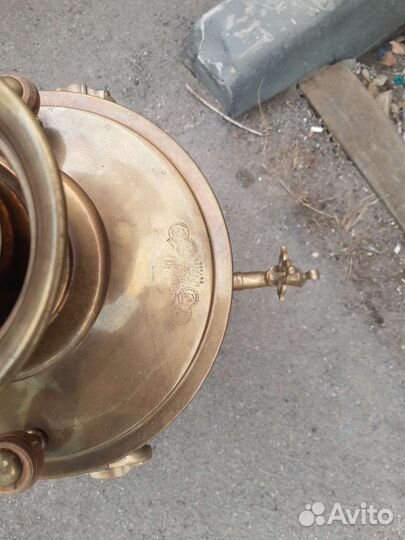 Самовар на дровах старинный