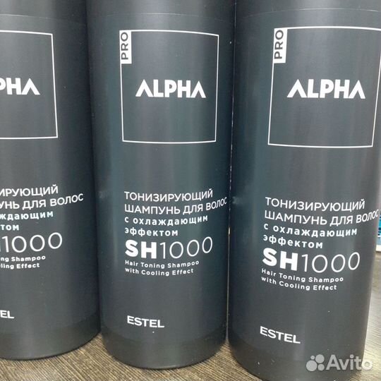 Мужской шампунь Alpha Homme литр