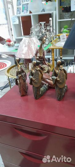 Декоративные фигурки под бронзу