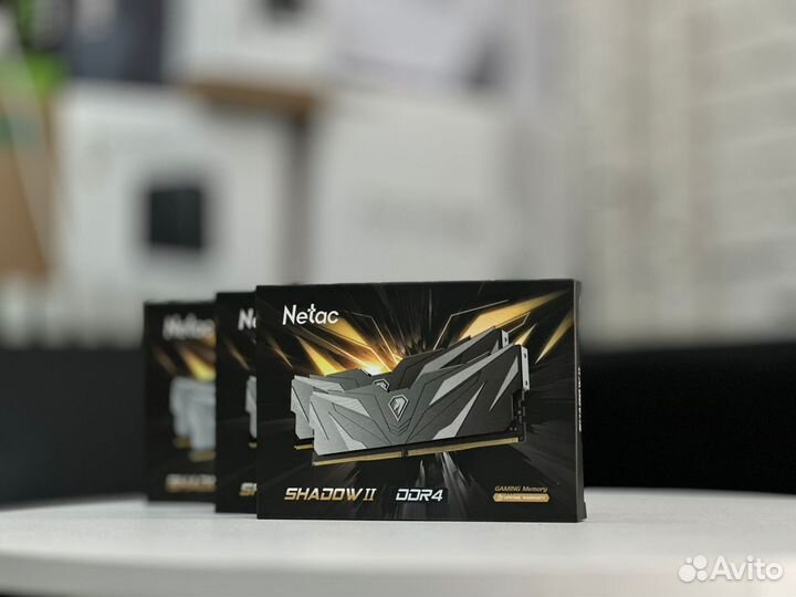 DDR4 Netac Shadow II 32GB 3200мгц Гарантия