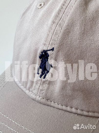 Кепка/Бейсболка Polo Ralph Lauren светло серая