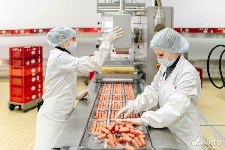 Рабочий на мясокомбинат (еженедельные авансы)