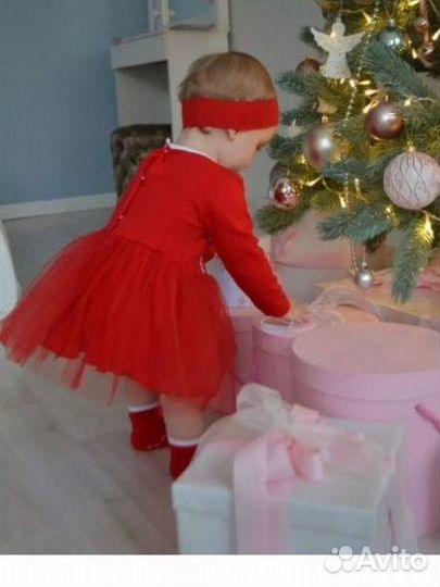 Новогодний костюм для девочки 74