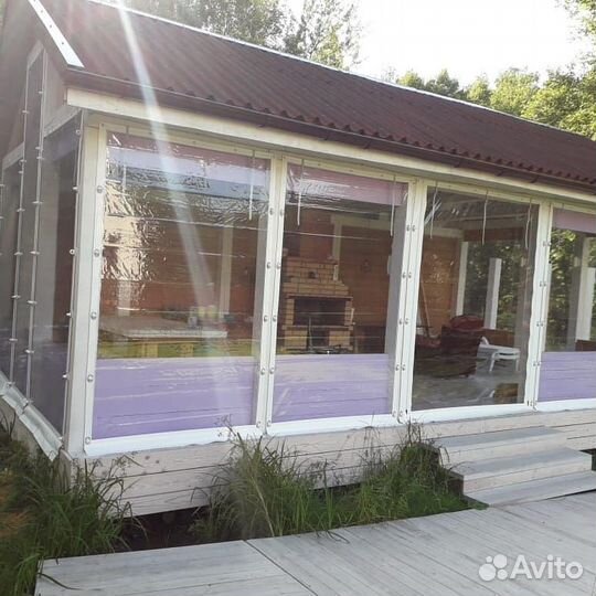Мягкие окна пвх для веранд и беседок