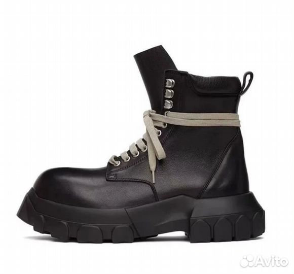 Ботинки с мехом Rick Owens Army Bozo Tractor Boots