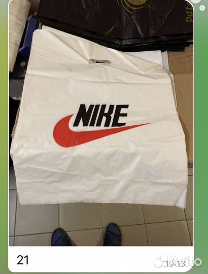 Пакеты с вырубной ручкой nike и пр, 50шт