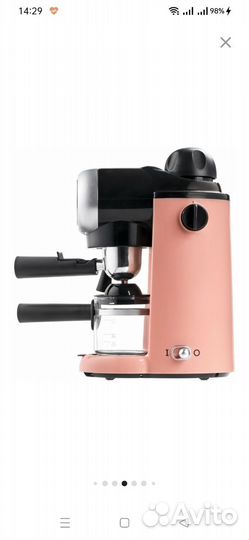 Кофеварка рожковая новая