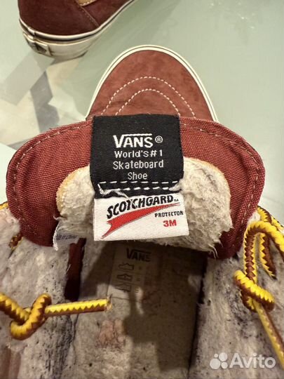 Зимние кеды vans (размер 41)