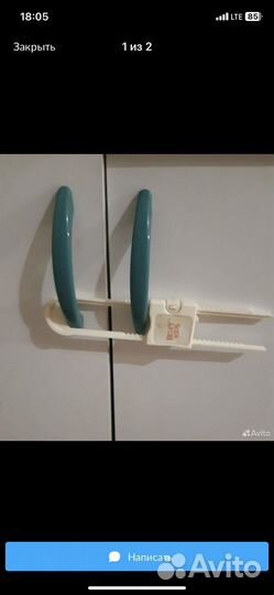 Замочек для шкафчиков от детей новый