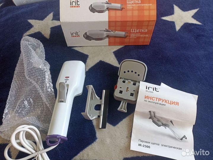 Щётка паровая электрическая irit новая