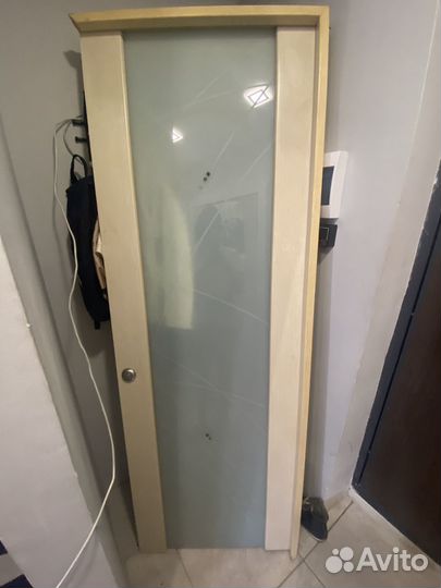 Дверь матовое стекло