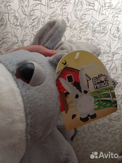 Мягкая игрушка ослик