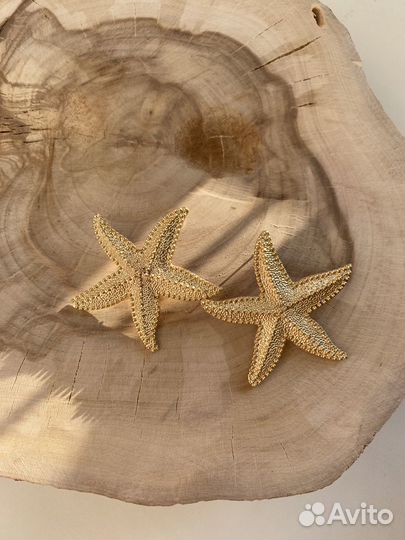 Серьги морская звезда