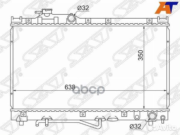 Радиатор Toyota Carina ED 93-98 / Celica 93-99