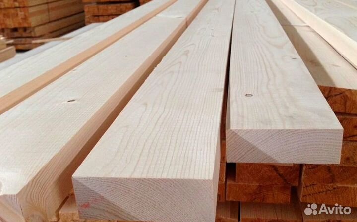 Доска сухая строганная обработанная огнебиозащитой