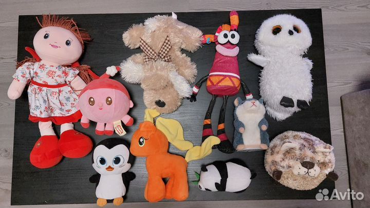 Игрушки мягкие пакетом