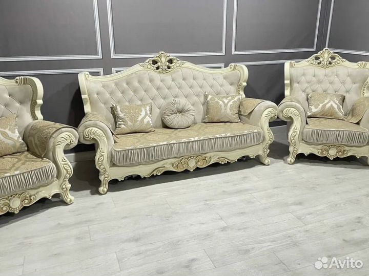 Диван, диван раскладной, тройка, диван с креслами