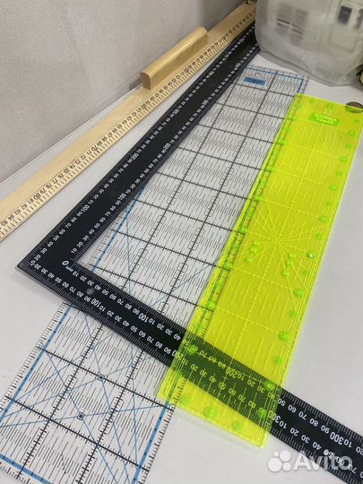 Линейка для печворка шитья кроя