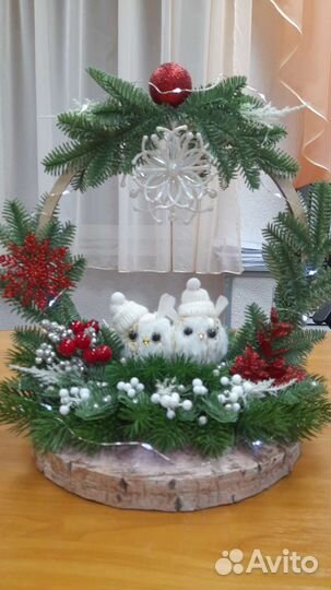 Новогоднее украшение на стол