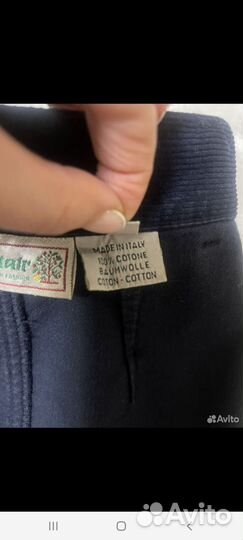 Юбка вельветовая 46 Италия б/у