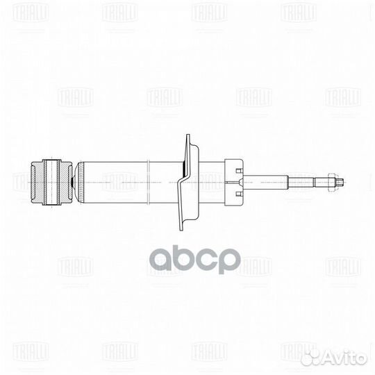 Амортизатор задний LR масл. усиленный ваз 2170
