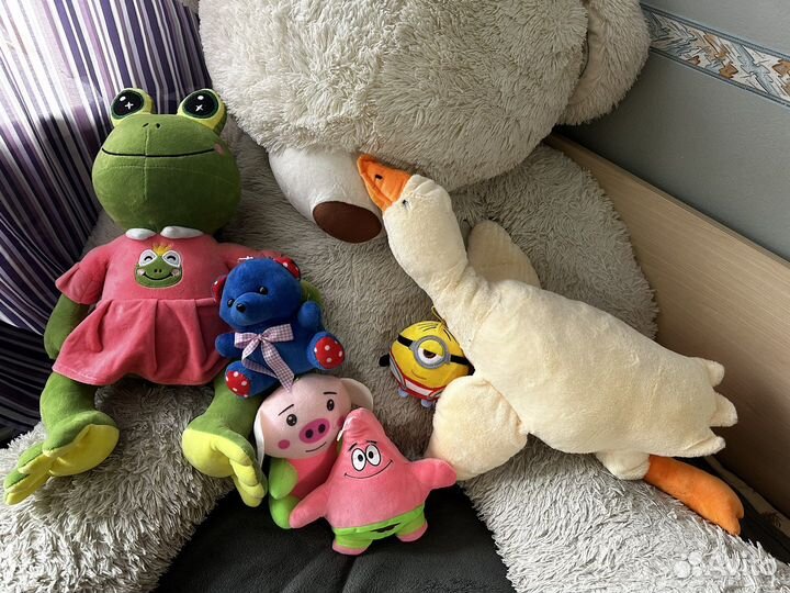 Большой плюшевый медведь игрушка подарок