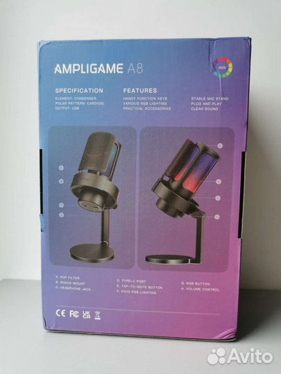 Новый конденсаторный USB-микрофон Fifine A8