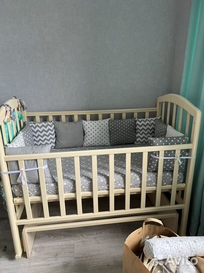 Бортики в детскую кроватку