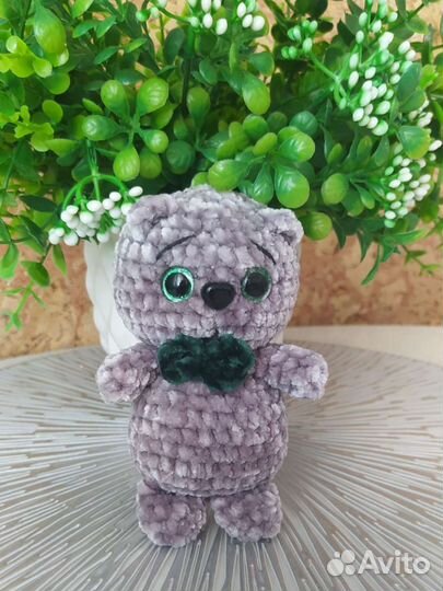 Вязанные плюшевые игрушки