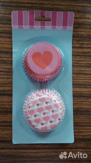 Бумажные формы для выпечки 100 шт